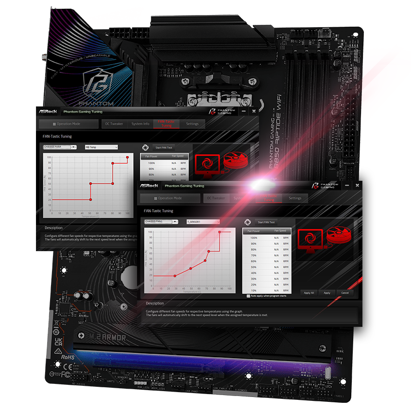 ASRock B850 RIPTIDE WIFI AM5 ATX Motherboard - Newegg.com